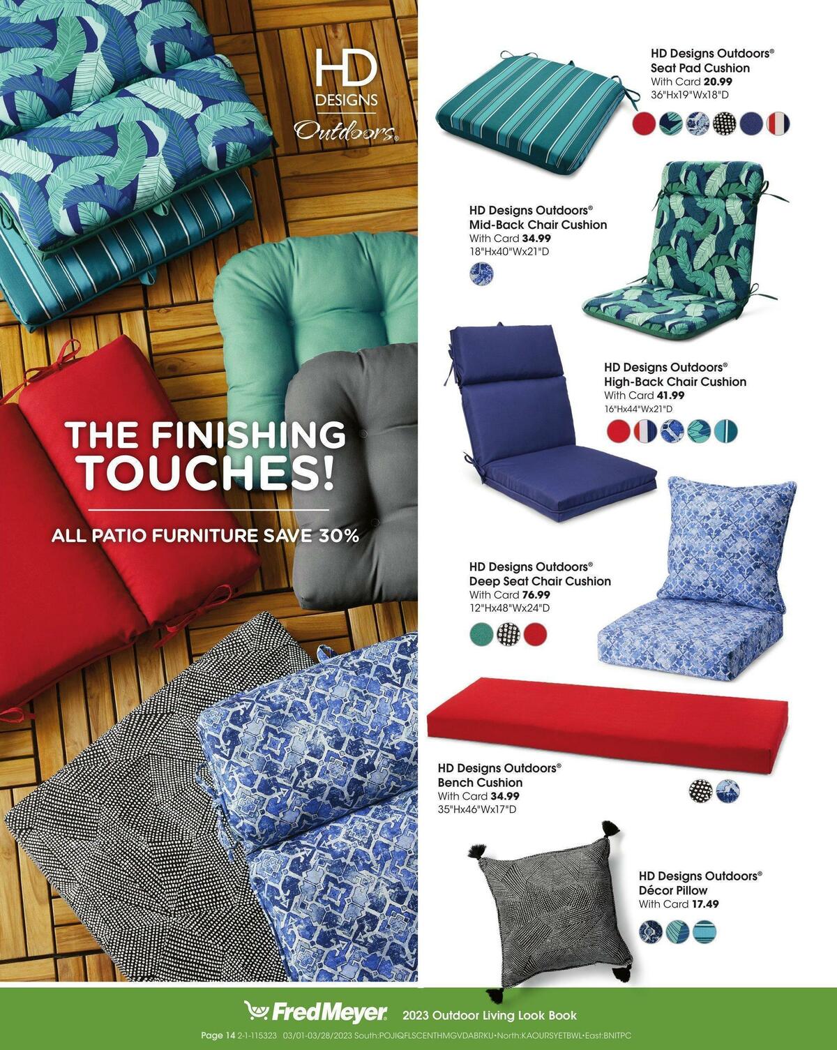 Fred Meyer Outdoor Living Weekly Ad from March 1