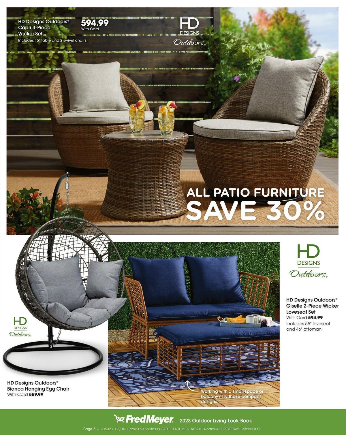 Fred Meyer Outdoor Living Weekly Ad from March 1