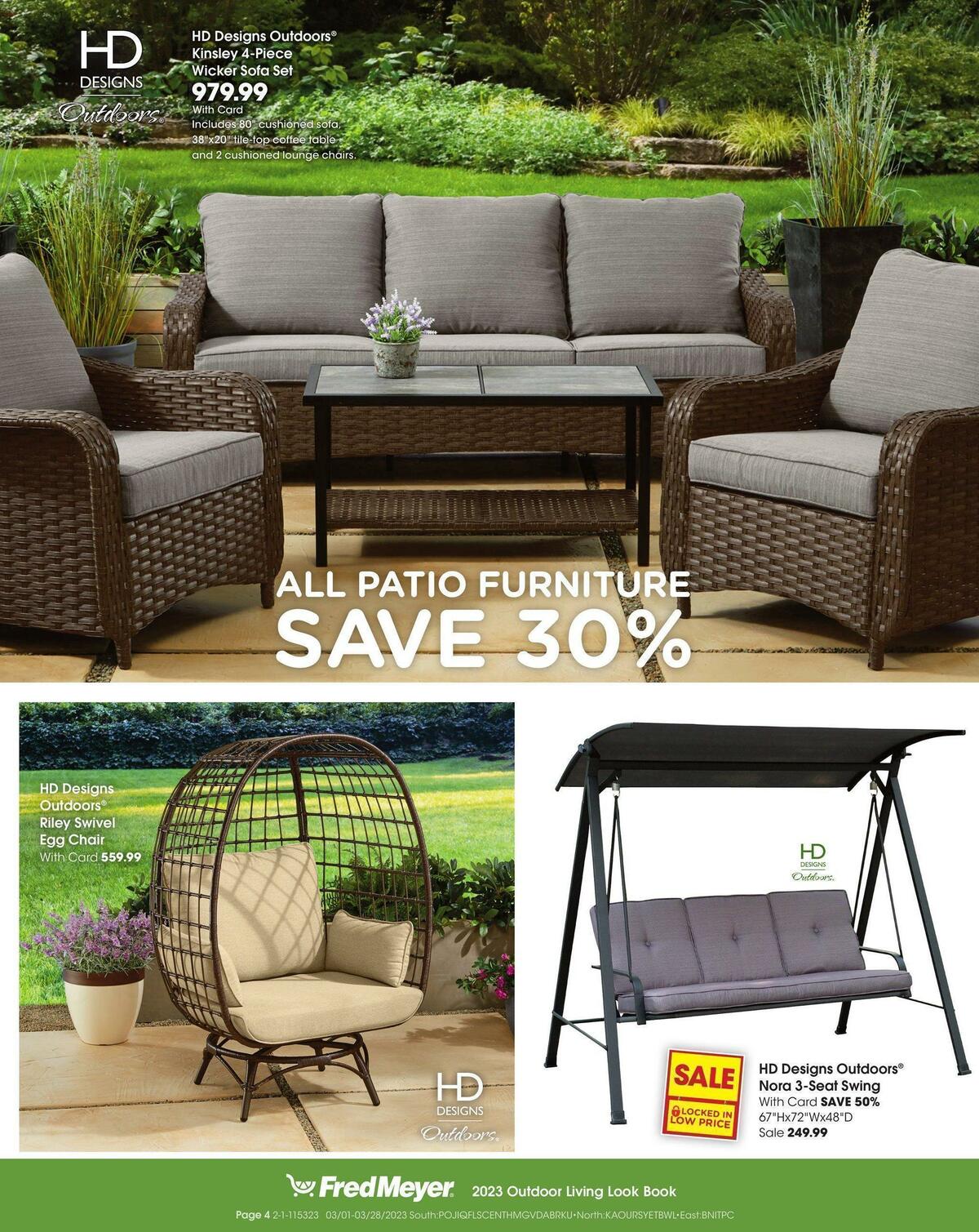 Fred Meyer Outdoor Living Weekly Ad from March 1