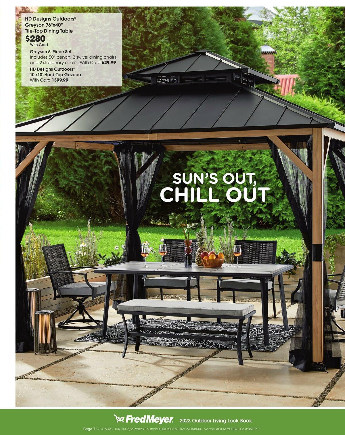 Fred Meyer Outdoor Living Weekly Ad from March 1