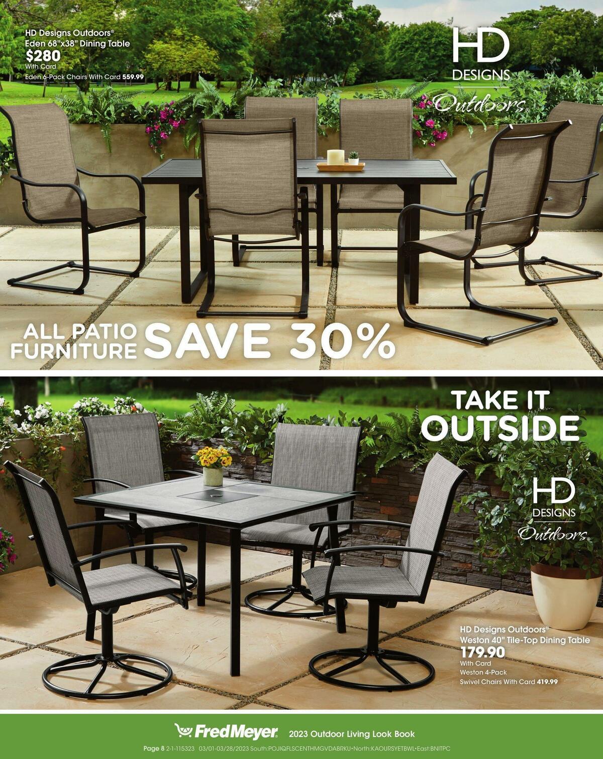Fred Meyer Outdoor Living Weekly Ad from March 1
