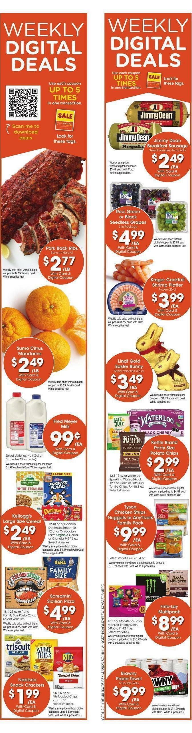 Fred Meyer Weekly Ad from March 8