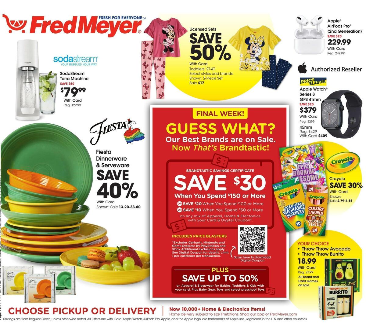 Fred Meyer General Merchandise Weekly Ad from March 8