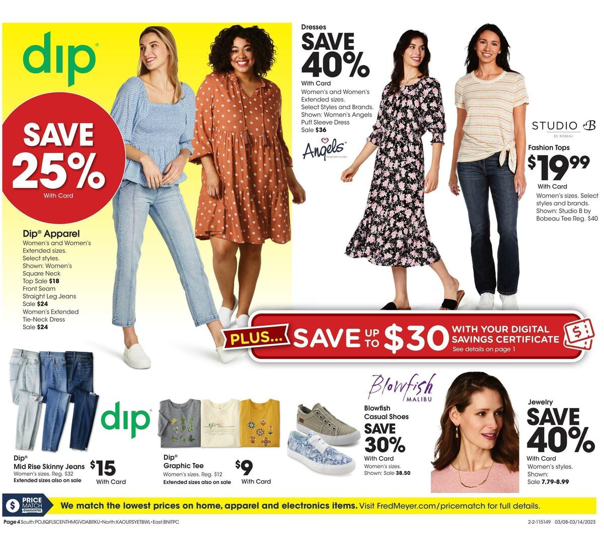 Fred Meyer General Merchandise Weekly Ad from March 8