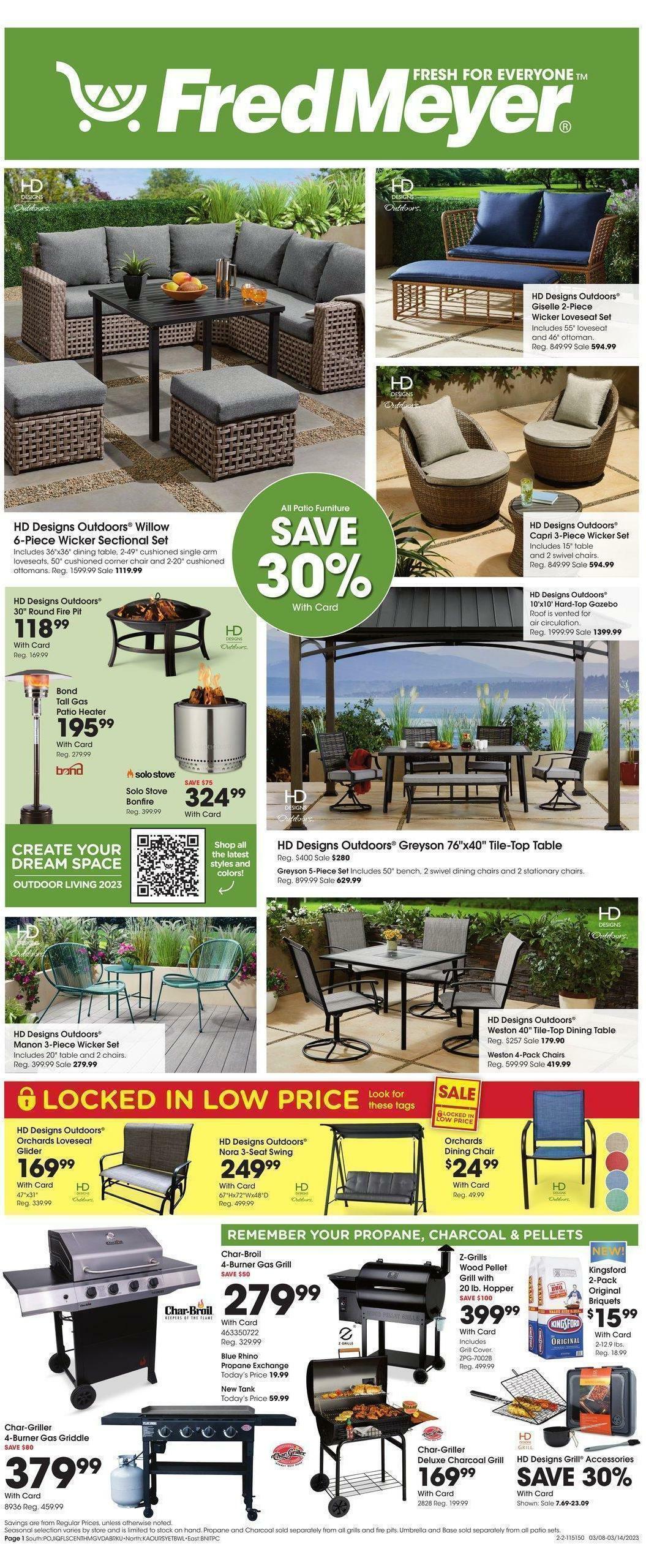 Fred Meyer Garden Weekly Ad from March 8
