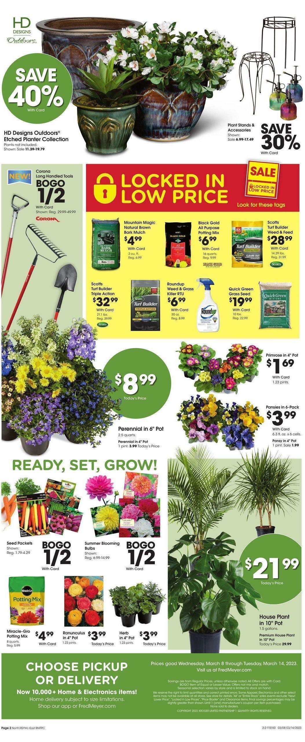 Fred Meyer Garden Weekly Ad from March 8