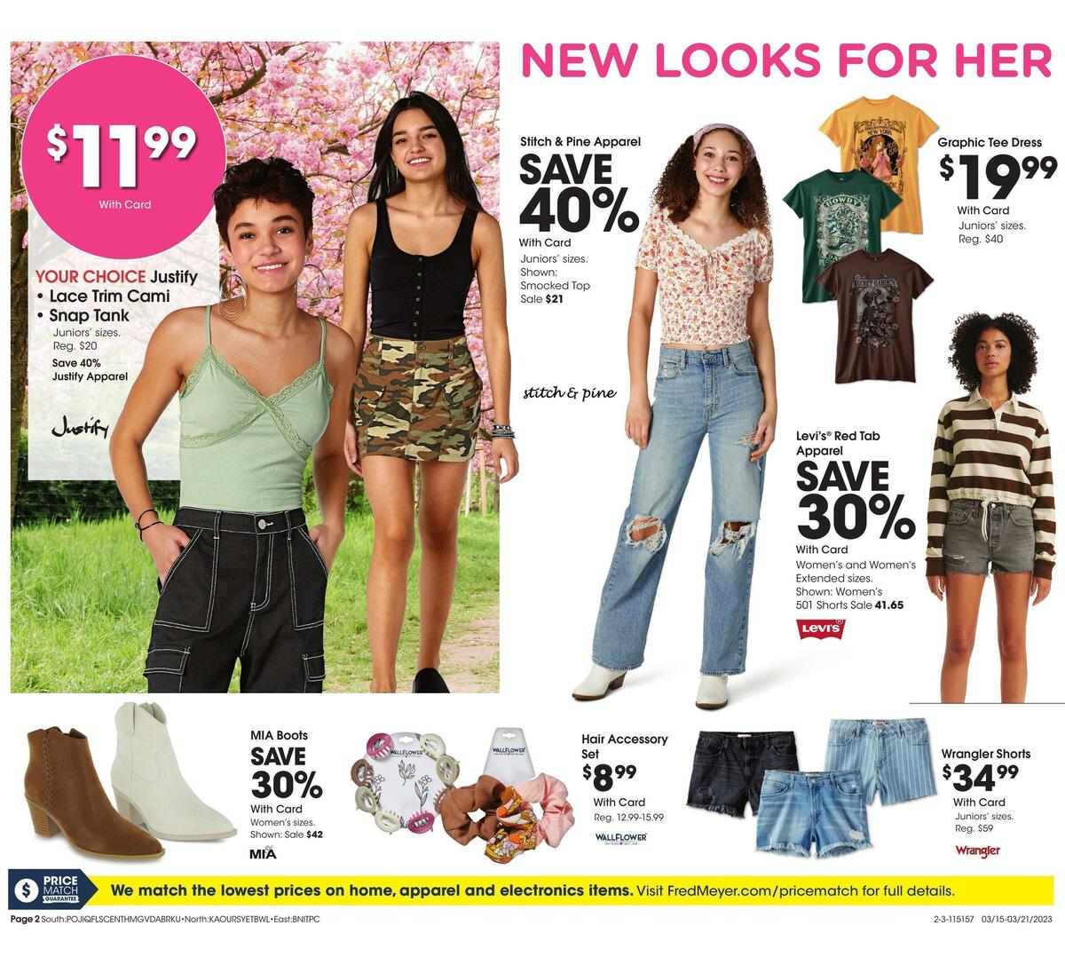 Fred Meyer General Merchandise Weekly Ad from March 15