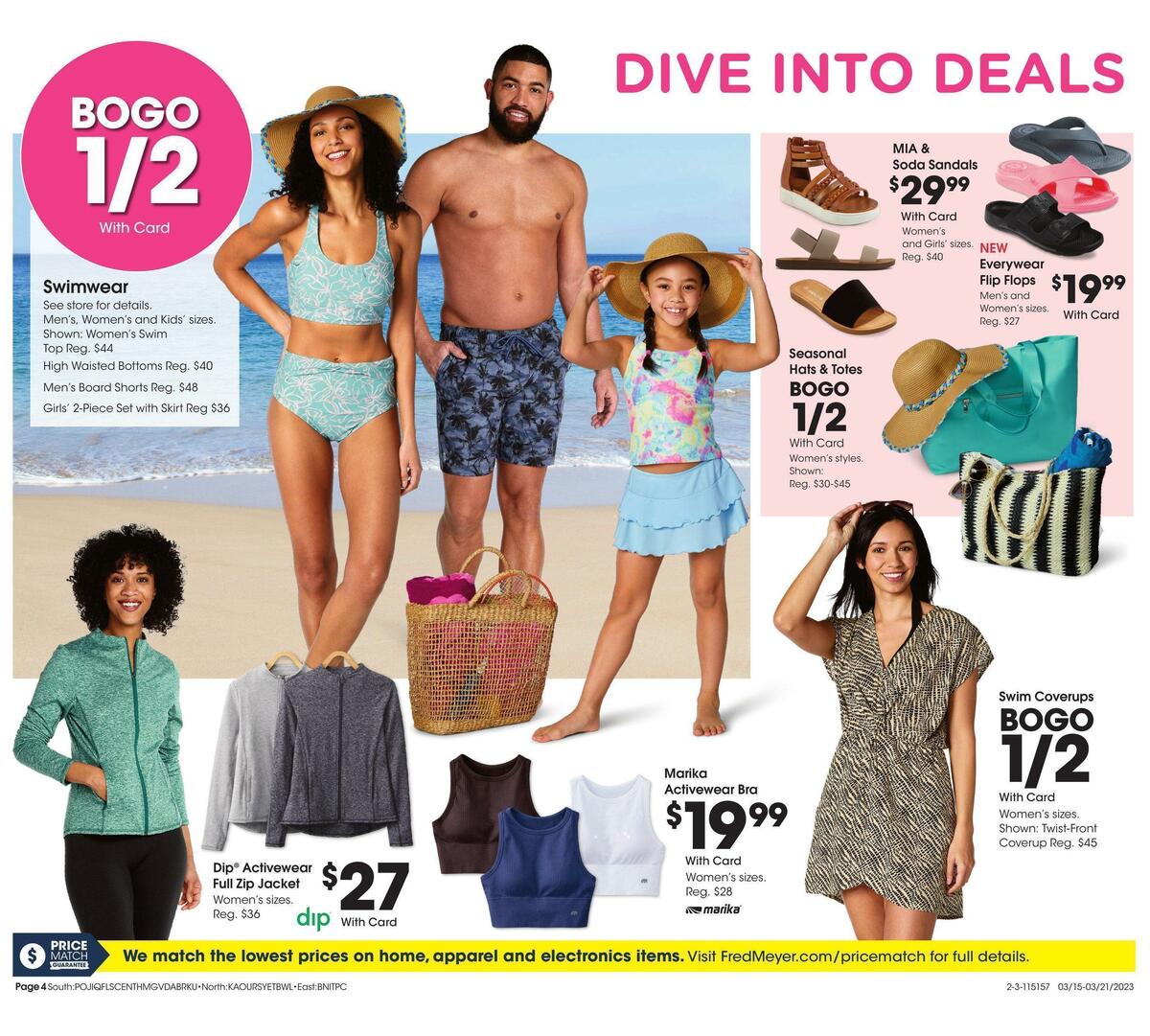 Fred Meyer General Merchandise Weekly Ad from March 15