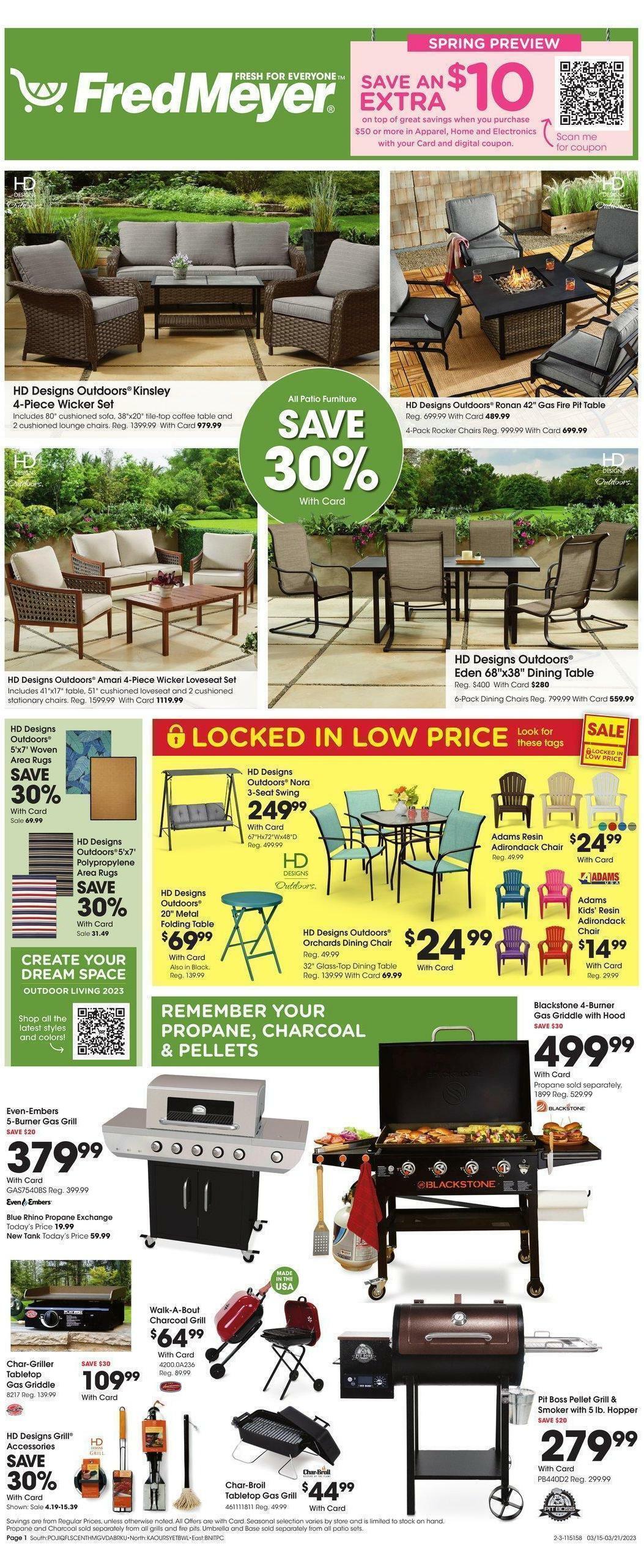 Fred Meyer Garden Weekly Ad from March 15