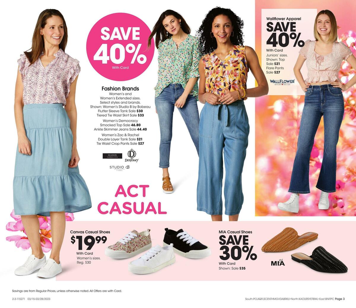 Fred Meyer Spring Preview Apparel Weekly Ad from March 15
