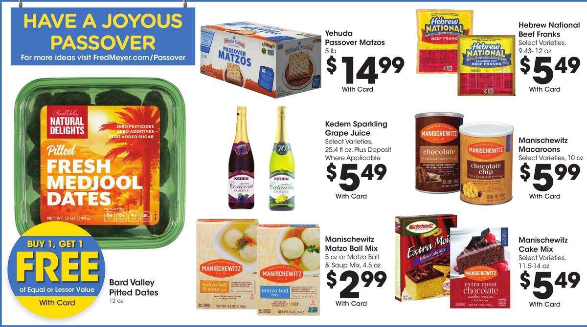 Fred Meyer Weekly Ad from March 22