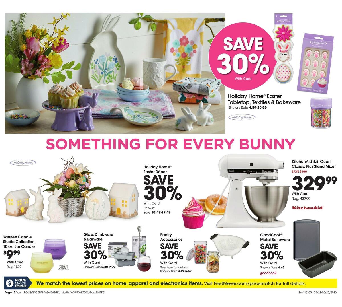 Fred Meyer General Merchandise Weekly Ad from March 22