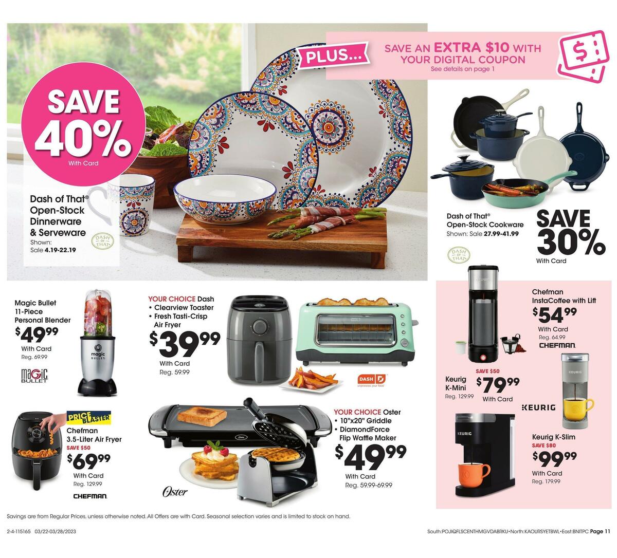 Fred Meyer General Merchandise Weekly Ad from March 22