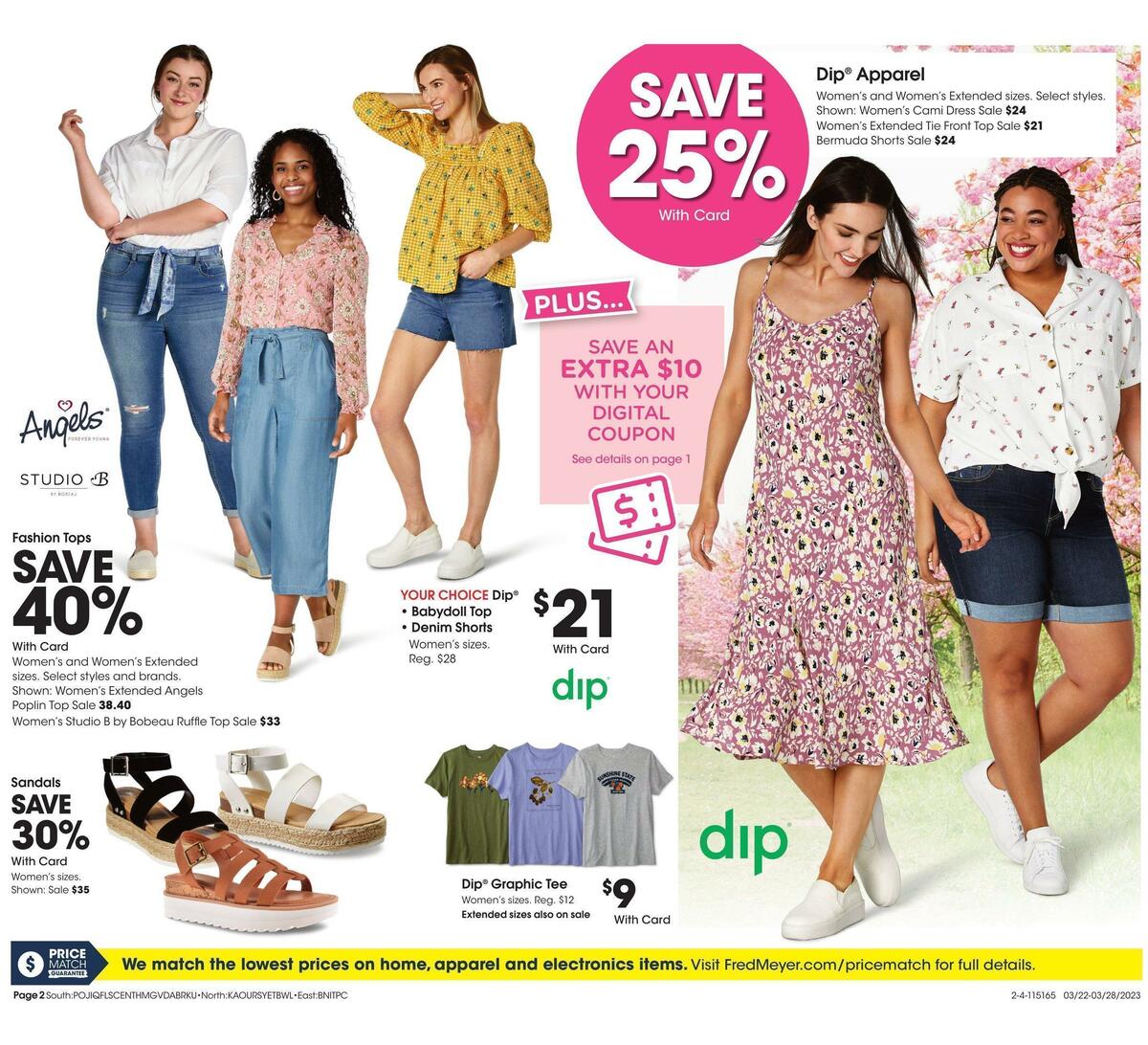 Fred Meyer General Merchandise Weekly Ad from March 22