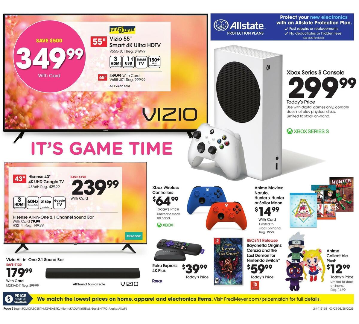 Fred Meyer General Merchandise Weekly Ad from March 22