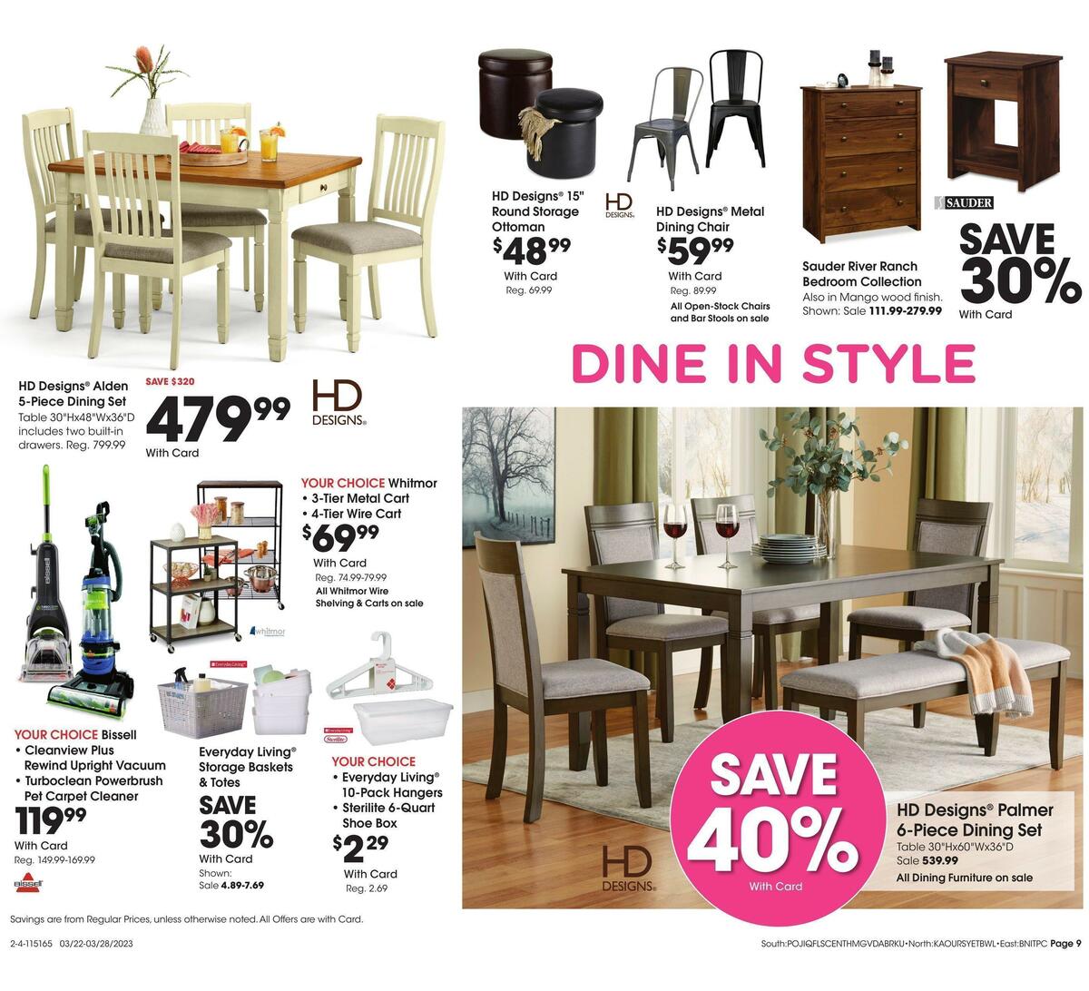 Fred Meyer General Merchandise Weekly Ad from March 22