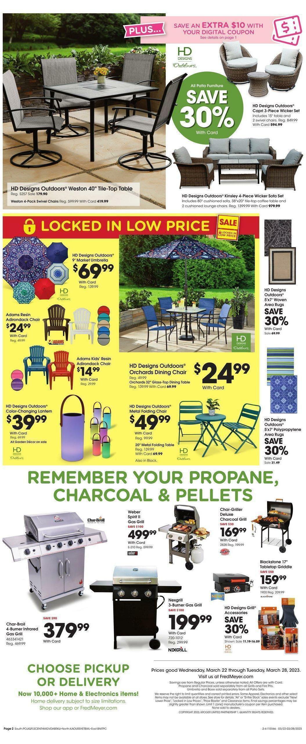 Fred Meyer Garden Weekly Ad from March 22