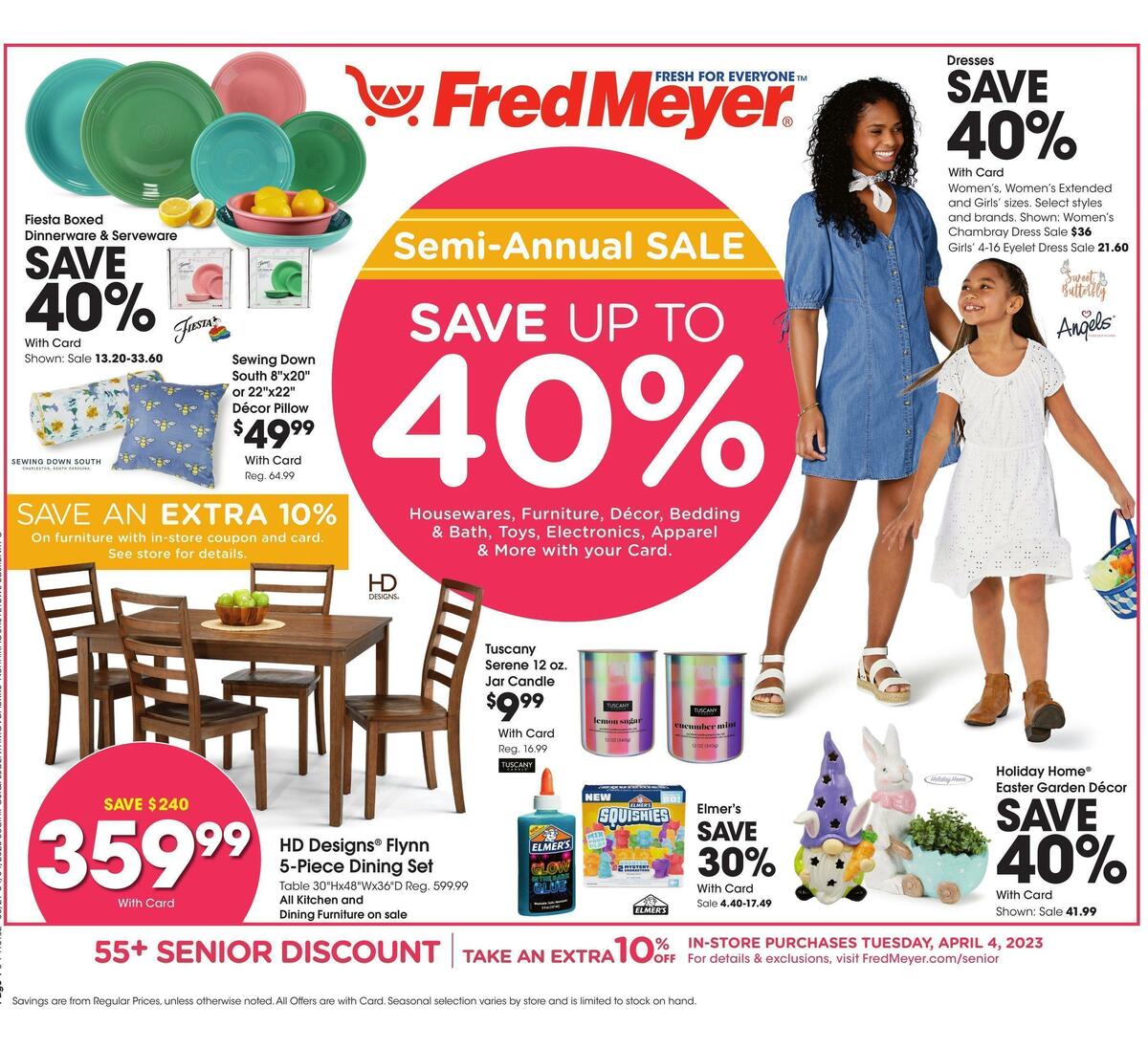 Fred Meyer General Merchandise Weekly Ad from March 29