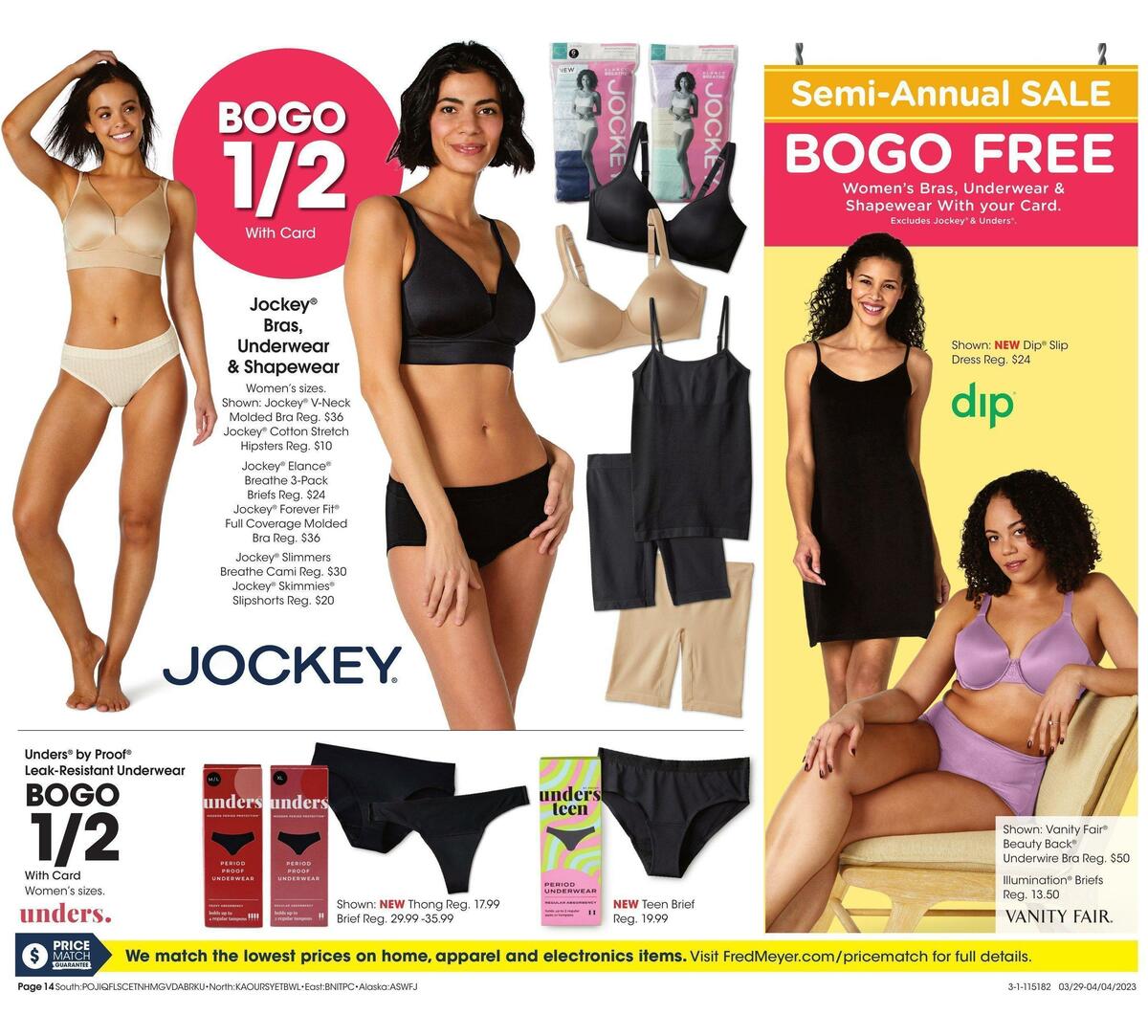 Fred Meyer General Merchandise Weekly Ad from March 29