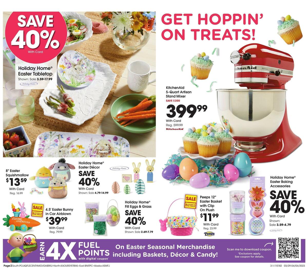Fred Meyer General Merchandise Weekly Ad from March 29