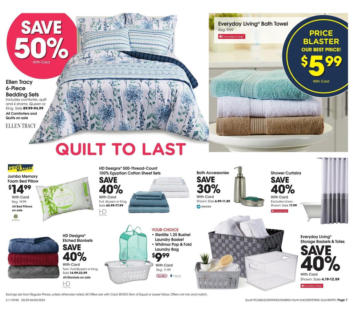 Fred Meyer General Merchandise Weekly Ad from March 29