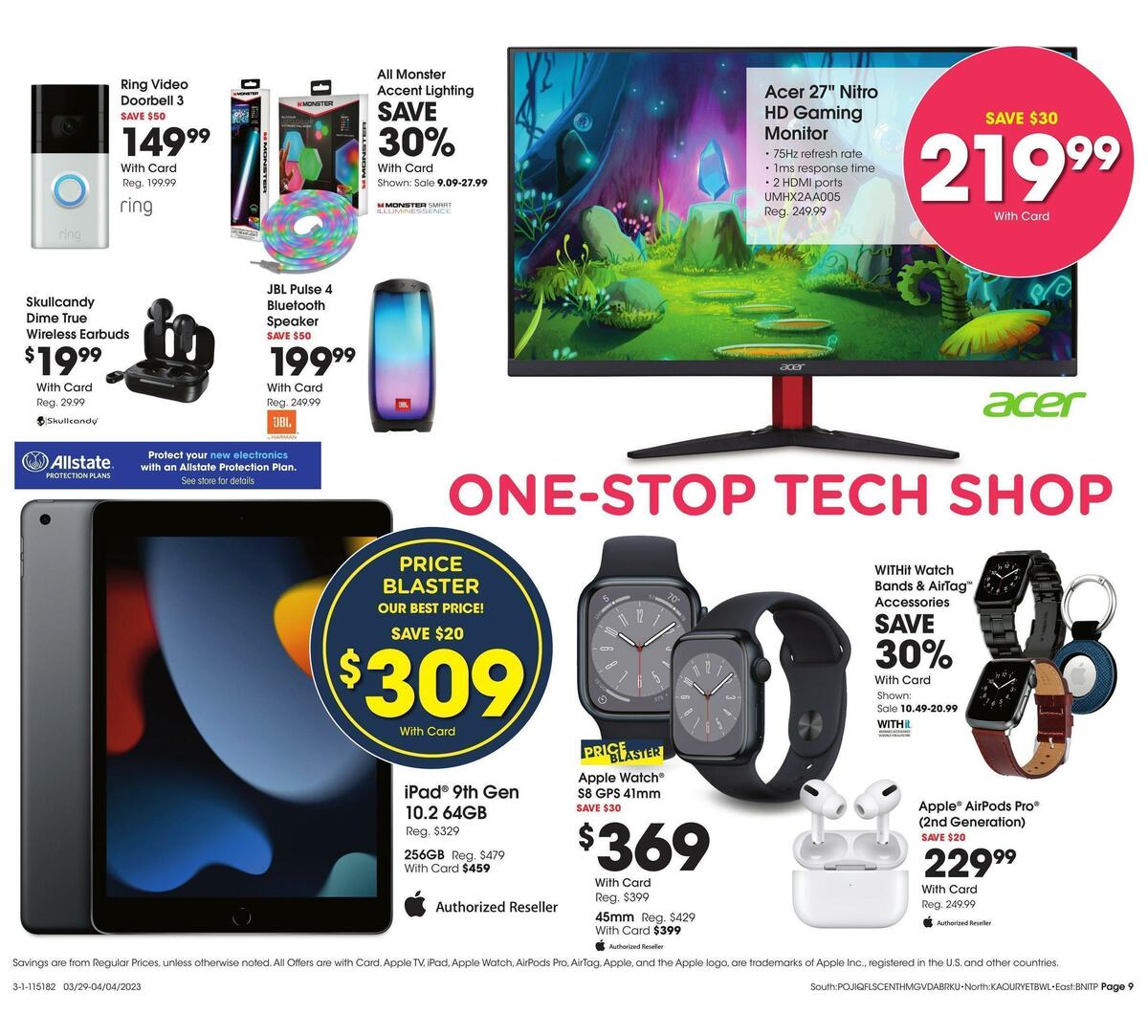 Fred Meyer General Merchandise Weekly Ad from March 29