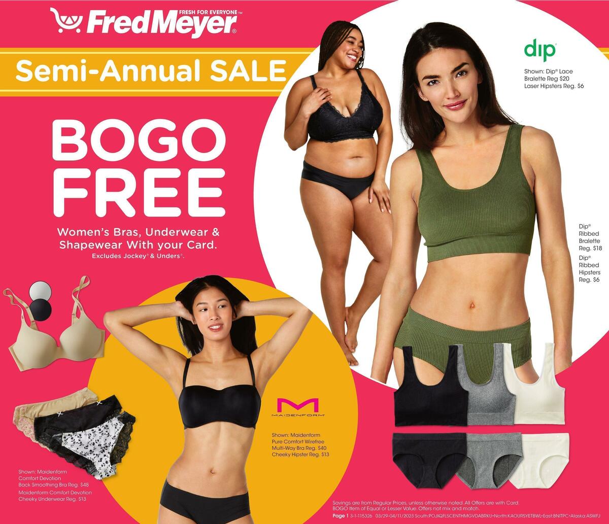 Fred Meyer Semi-Annual Sale Weekly Ad from March 29