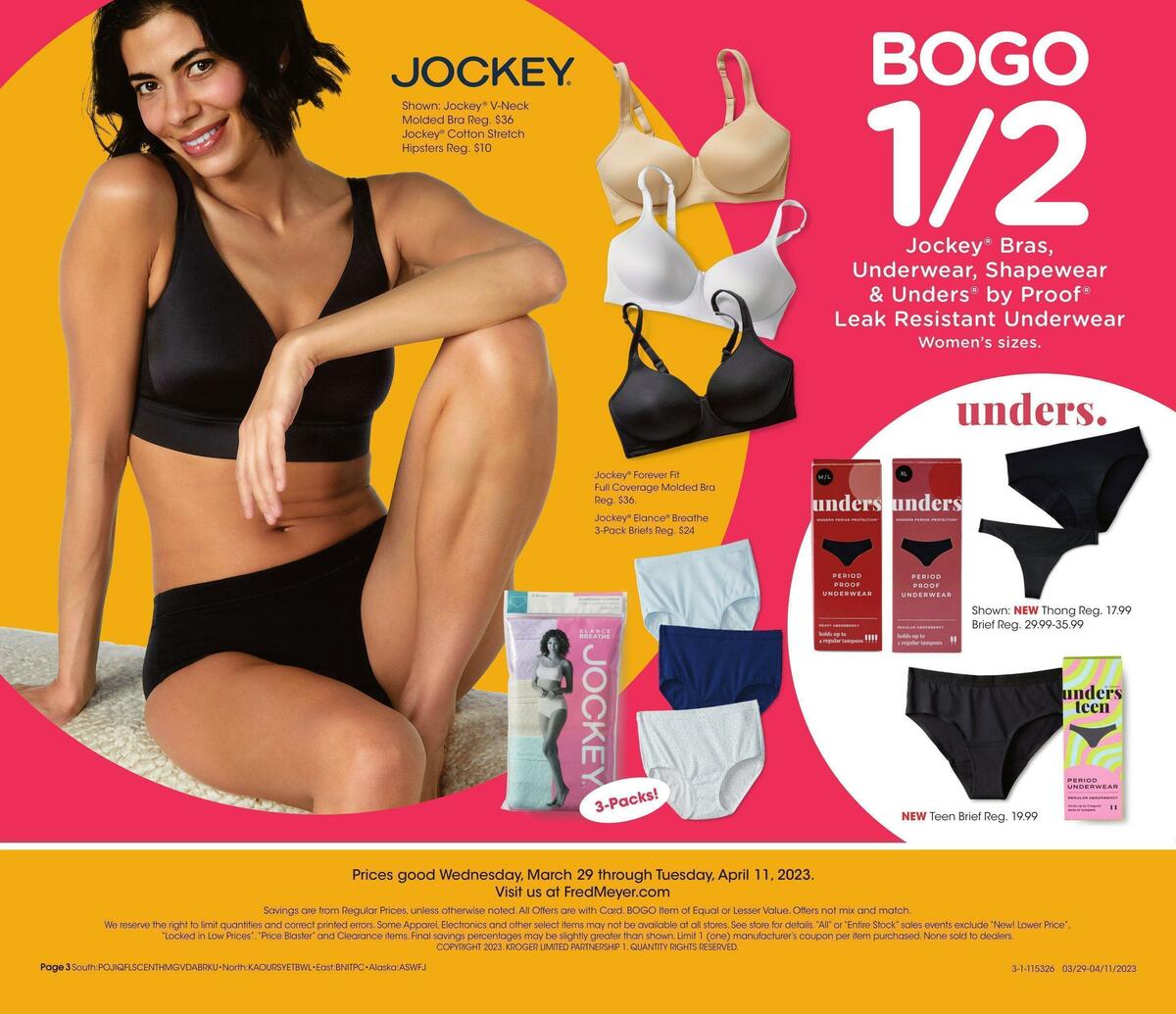 Fred Meyer Semi-Annual Sale Weekly Ad from March 29