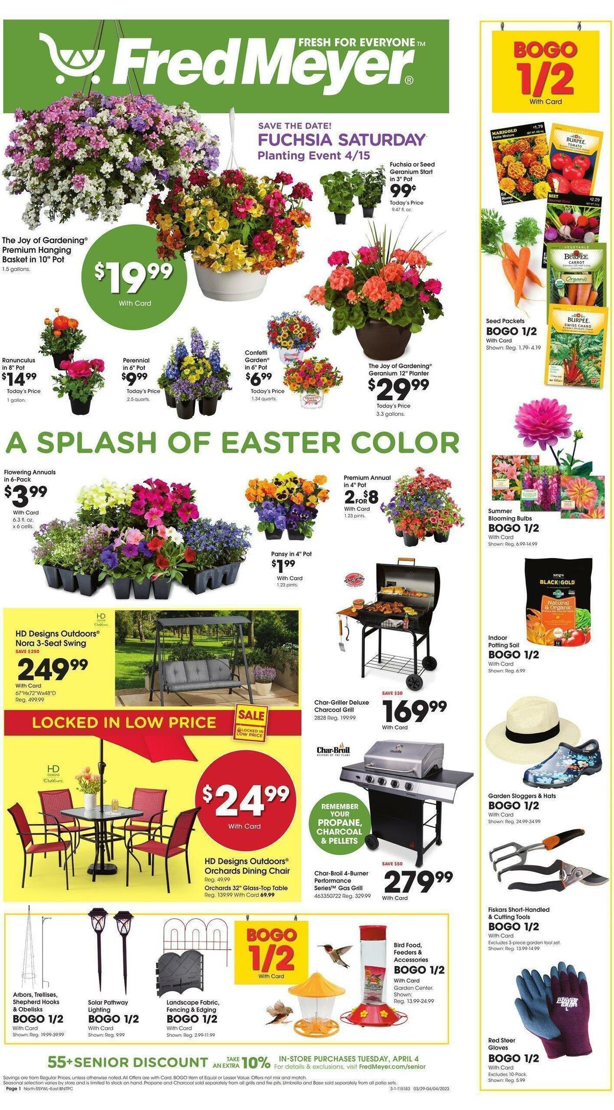 Fred Meyer Garden Weekly Ad from March 29