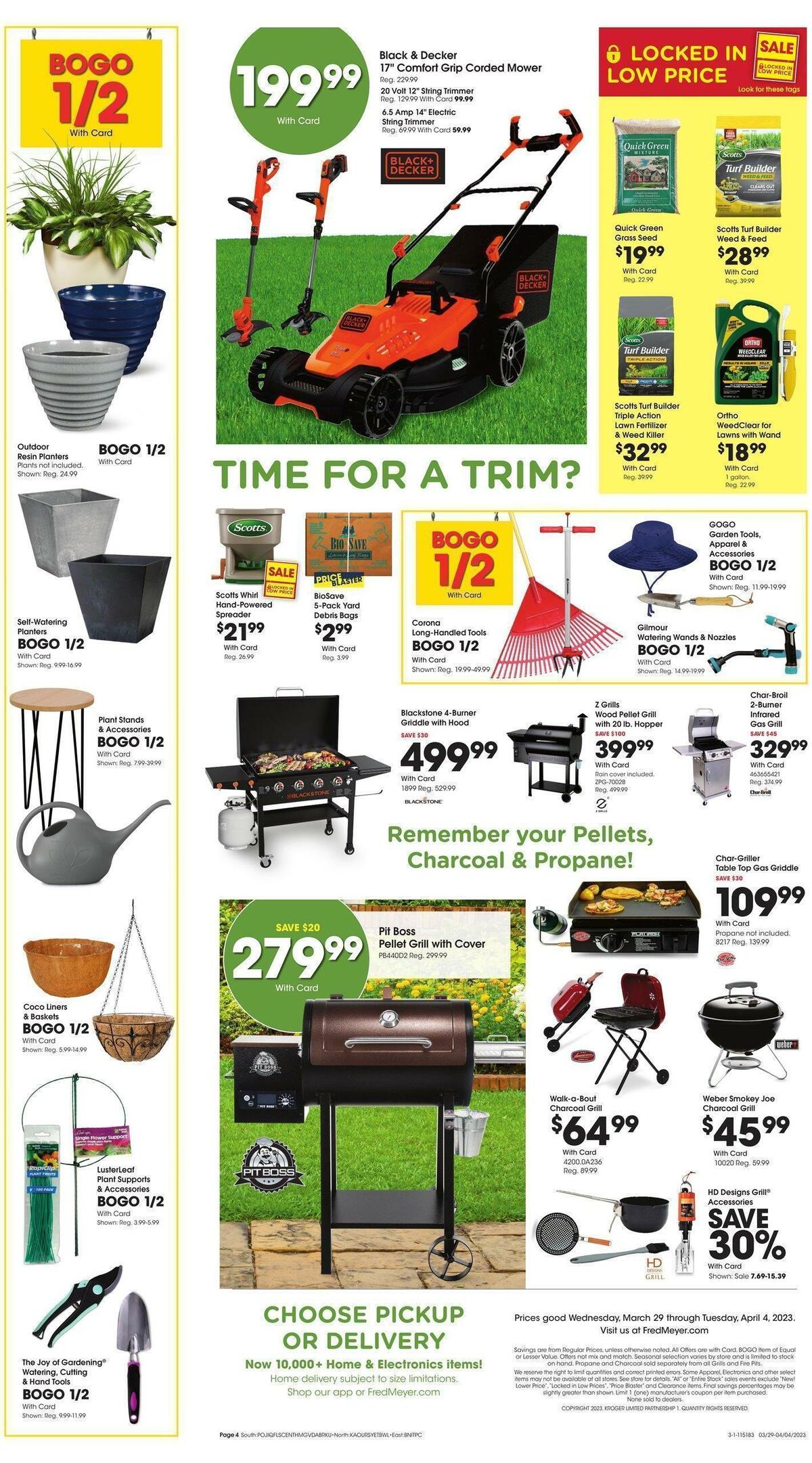 Fred Meyer Garden Weekly Ad from March 29