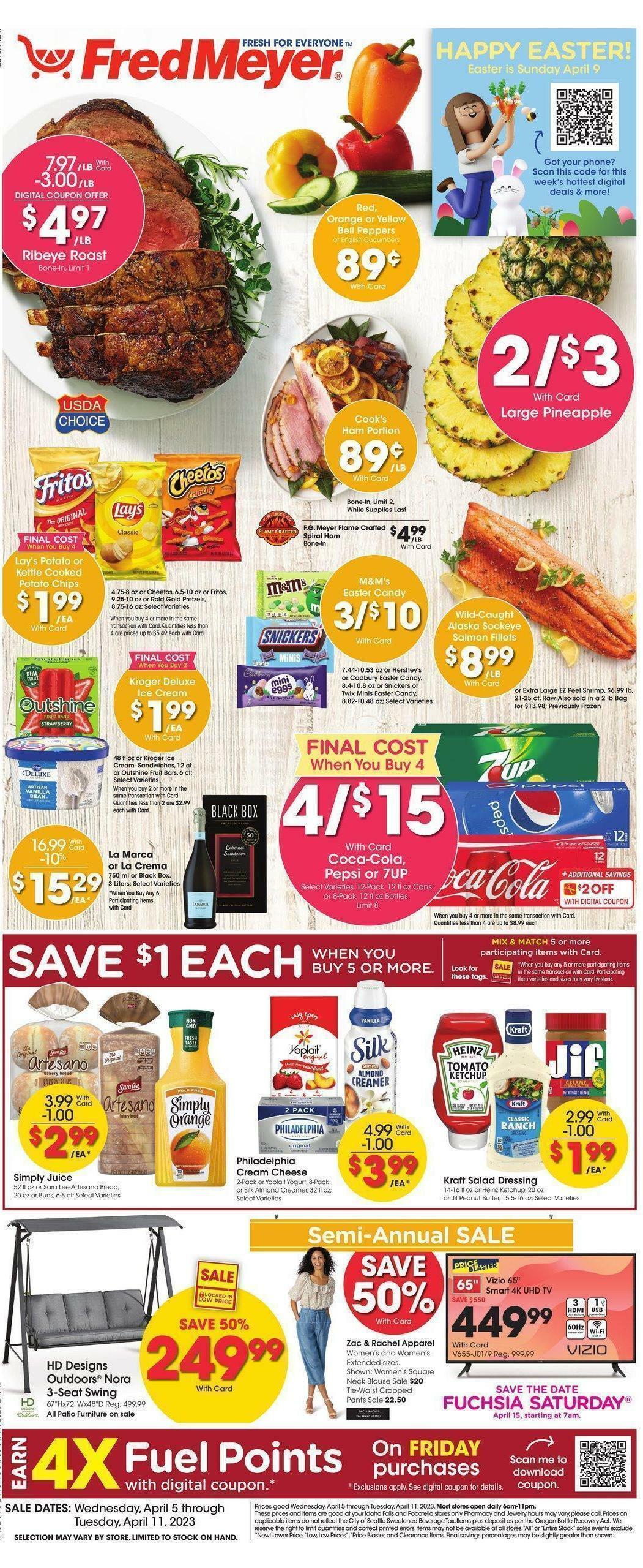 Fred Meyer Weekly Ad from April 5