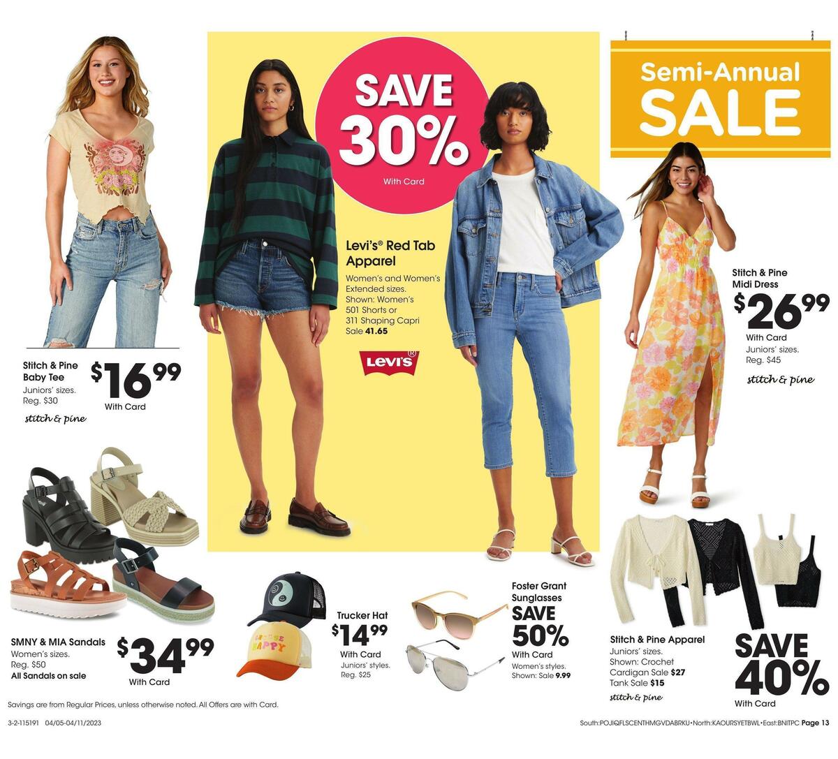 Fred Meyer General Merchandise Weekly Ad from April 5