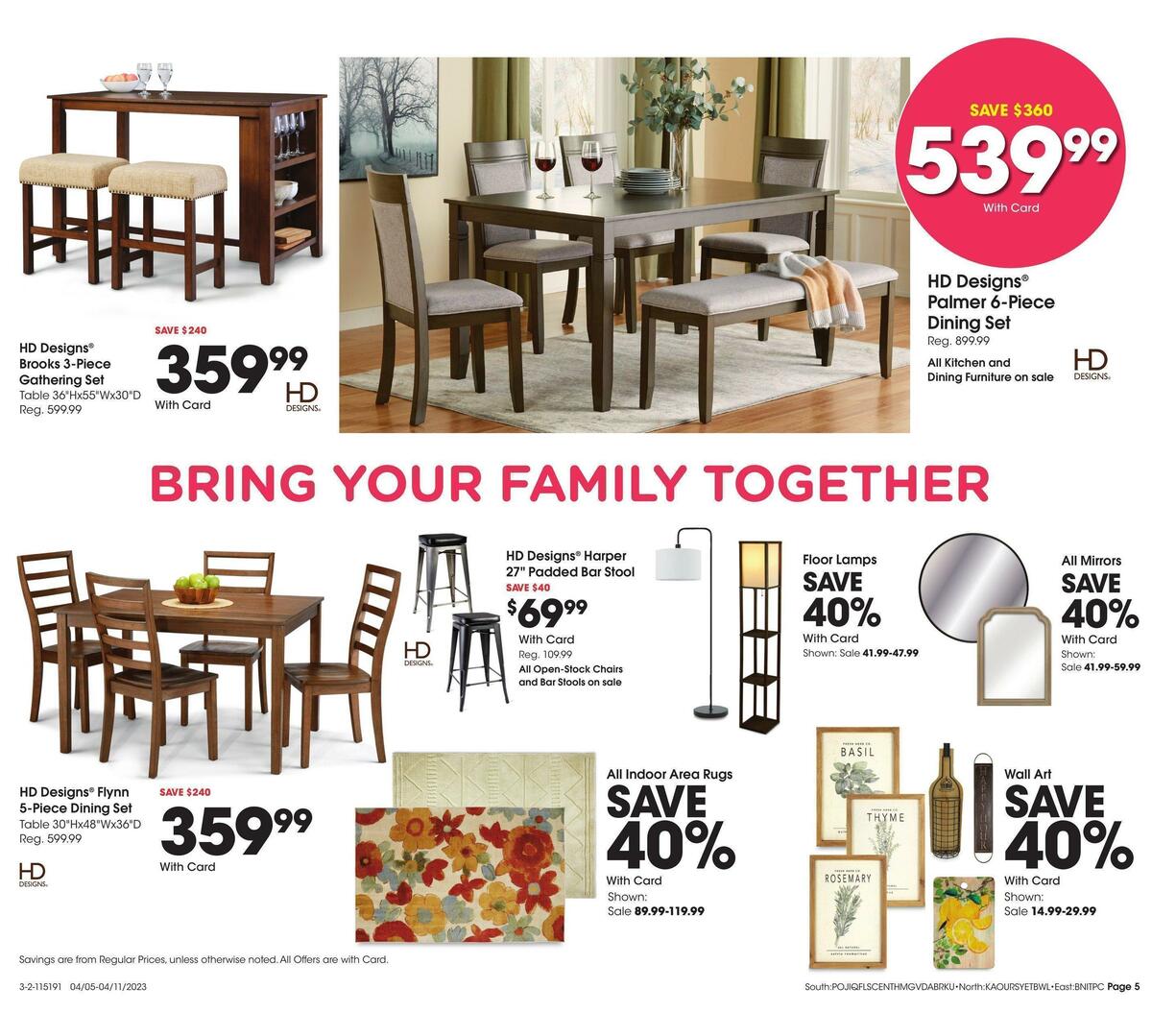 Fred Meyer General Merchandise Weekly Ad from April 5