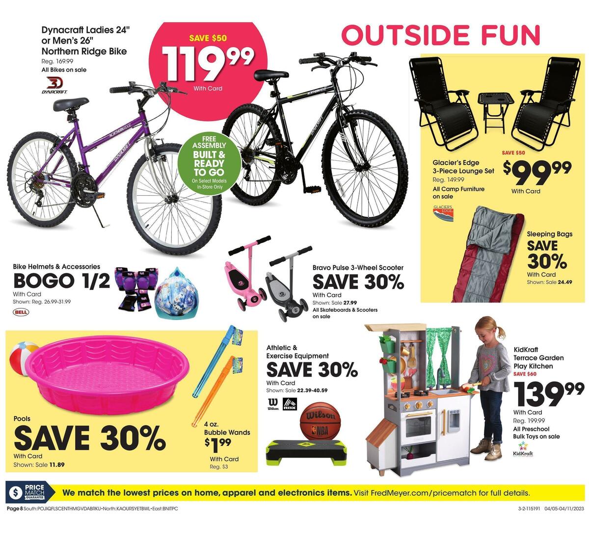 Fred Meyer General Merchandise Weekly Ad from April 5