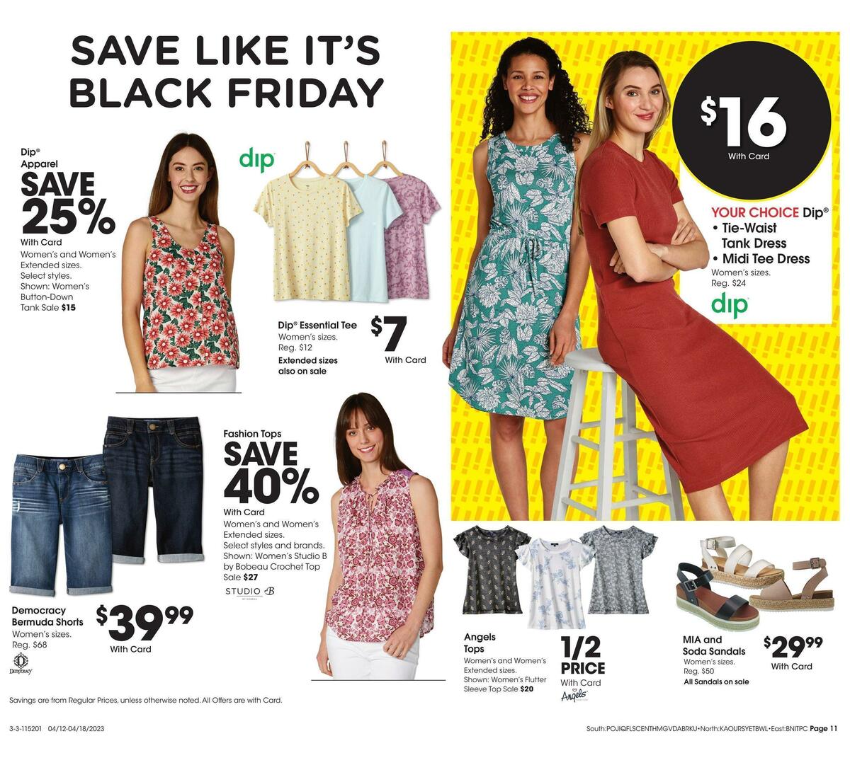 Fred Meyer General Merchandise Weekly Ad from April 12