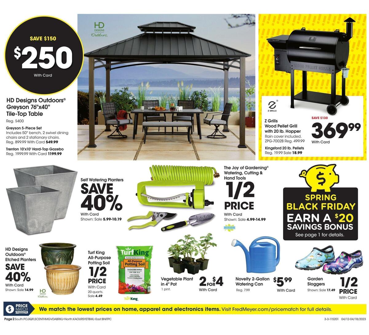 Fred Meyer General Merchandise Weekly Ad from April 12