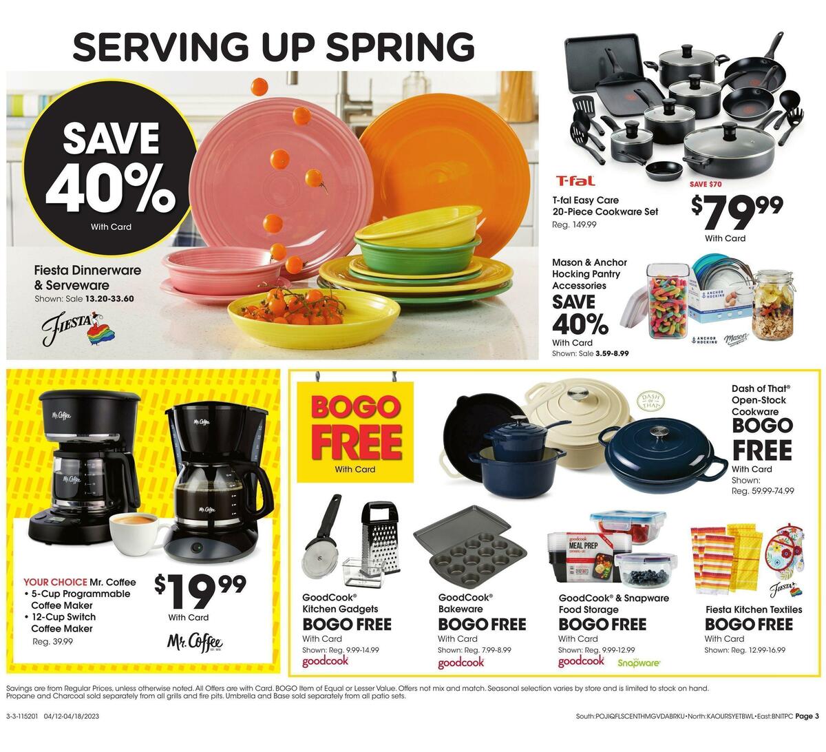 Fred Meyer General Merchandise Weekly Ad from April 12