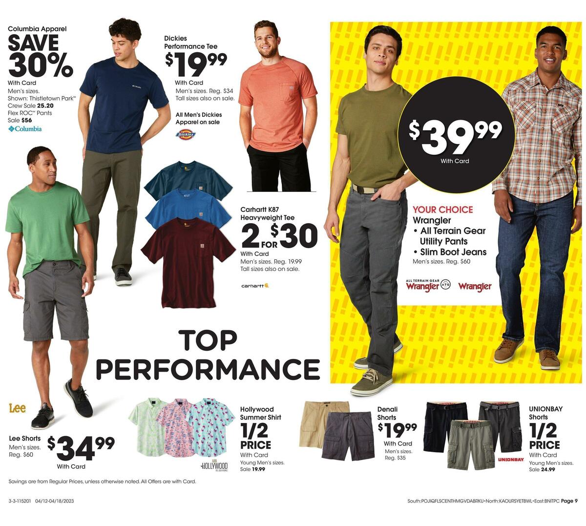 Fred Meyer General Merchandise Weekly Ad from April 12