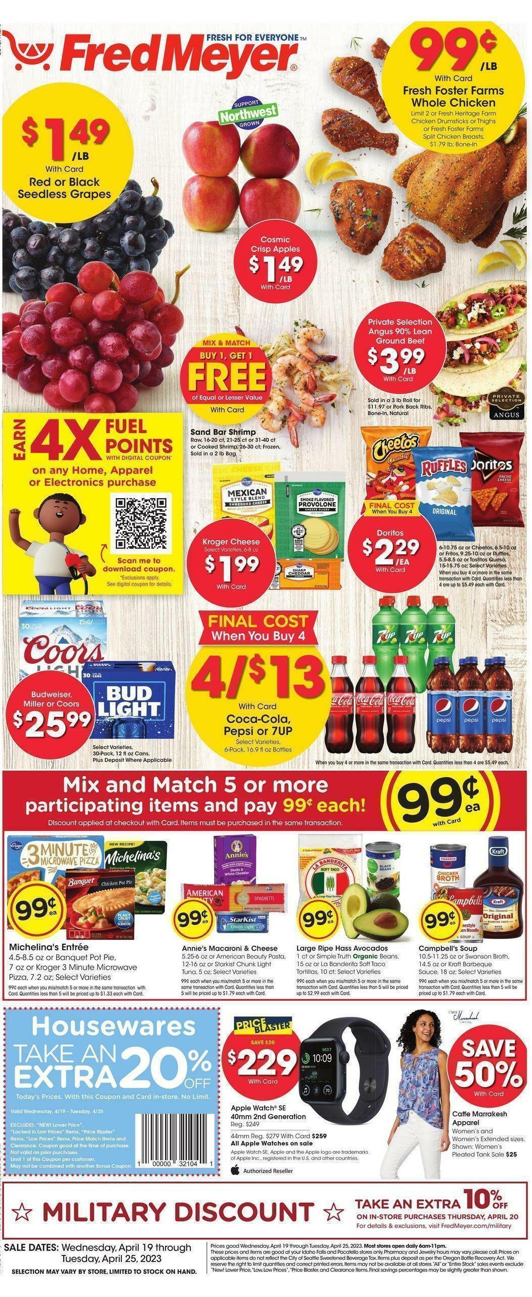 Fred Meyer Weekly Ad from April 19
