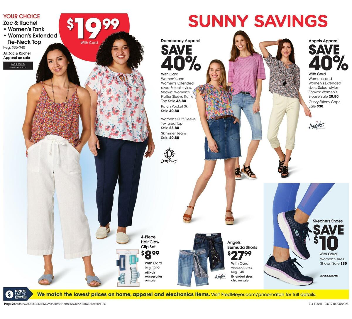 Fred Meyer General Merchandise Weekly Ad from April 19