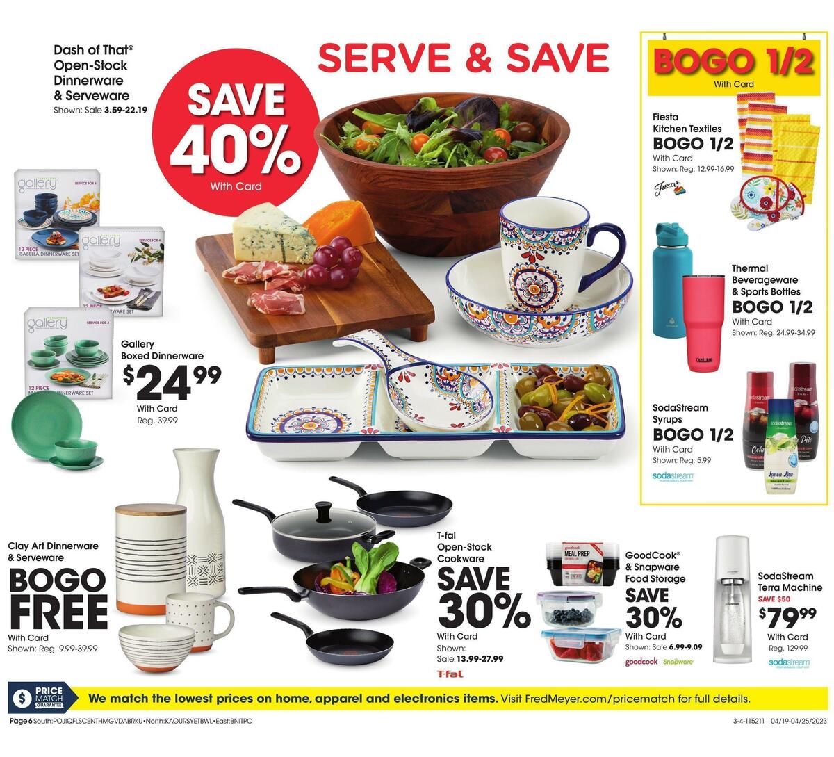 Fred Meyer General Merchandise Weekly Ad from April 19