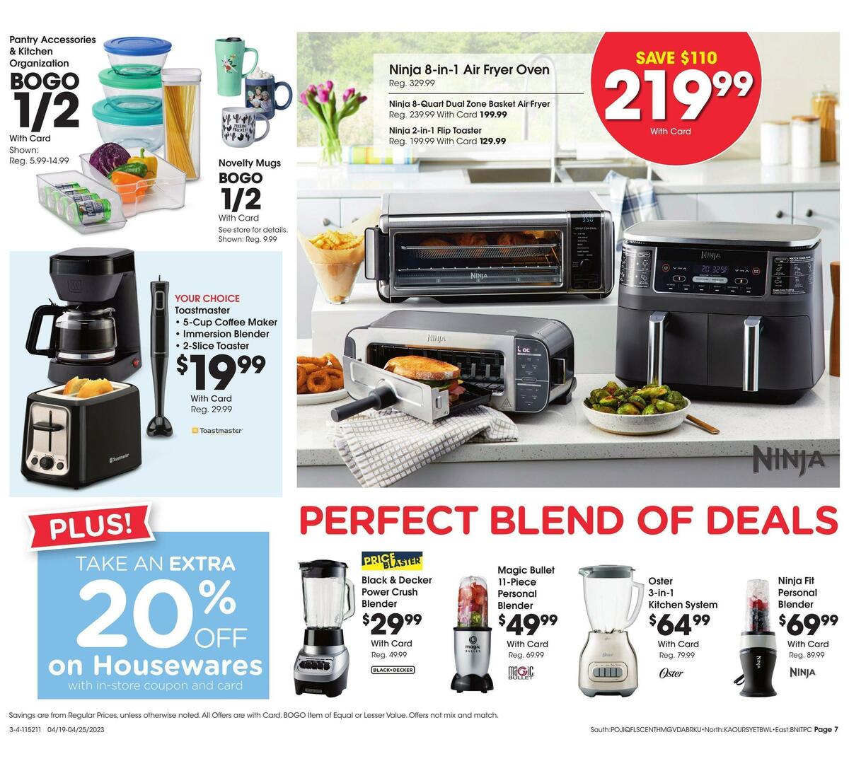 Fred Meyer General Merchandise Weekly Ad from April 19