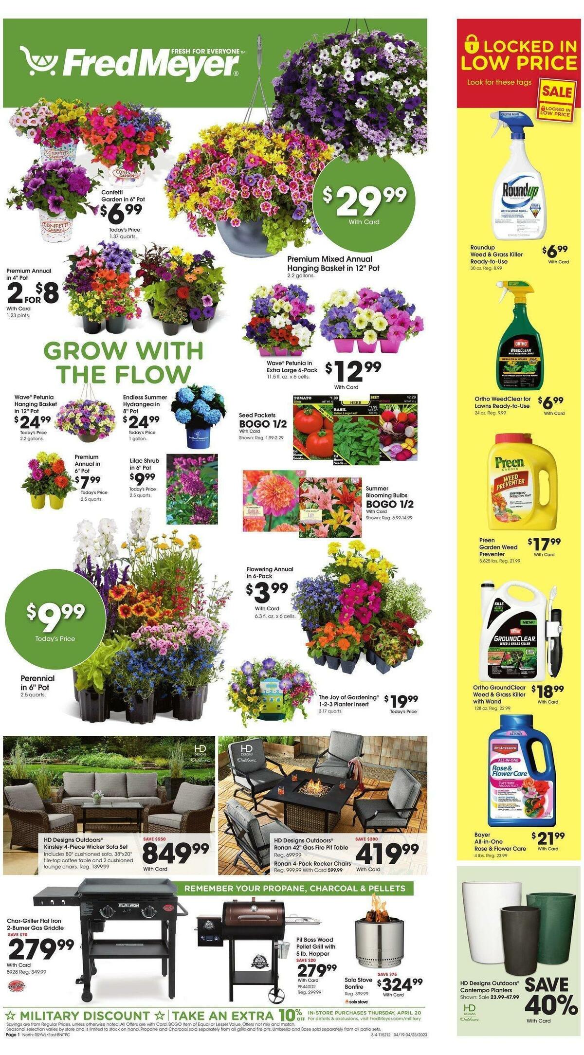 Fred Meyer Garden Weekly Ad from April 19