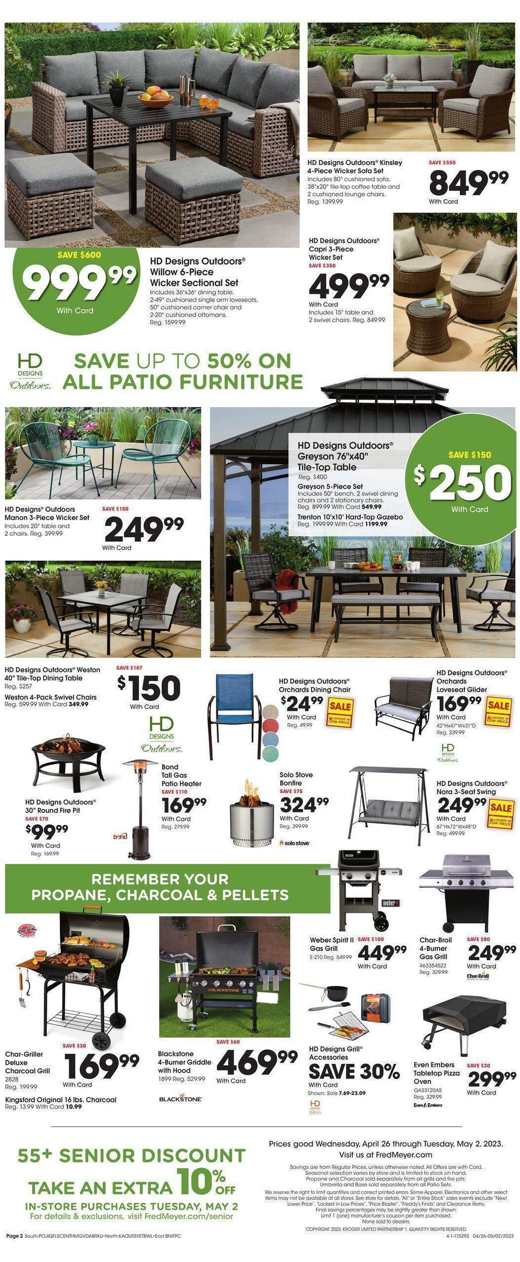 Fred Meyer Garden Weekly Ad from April 26