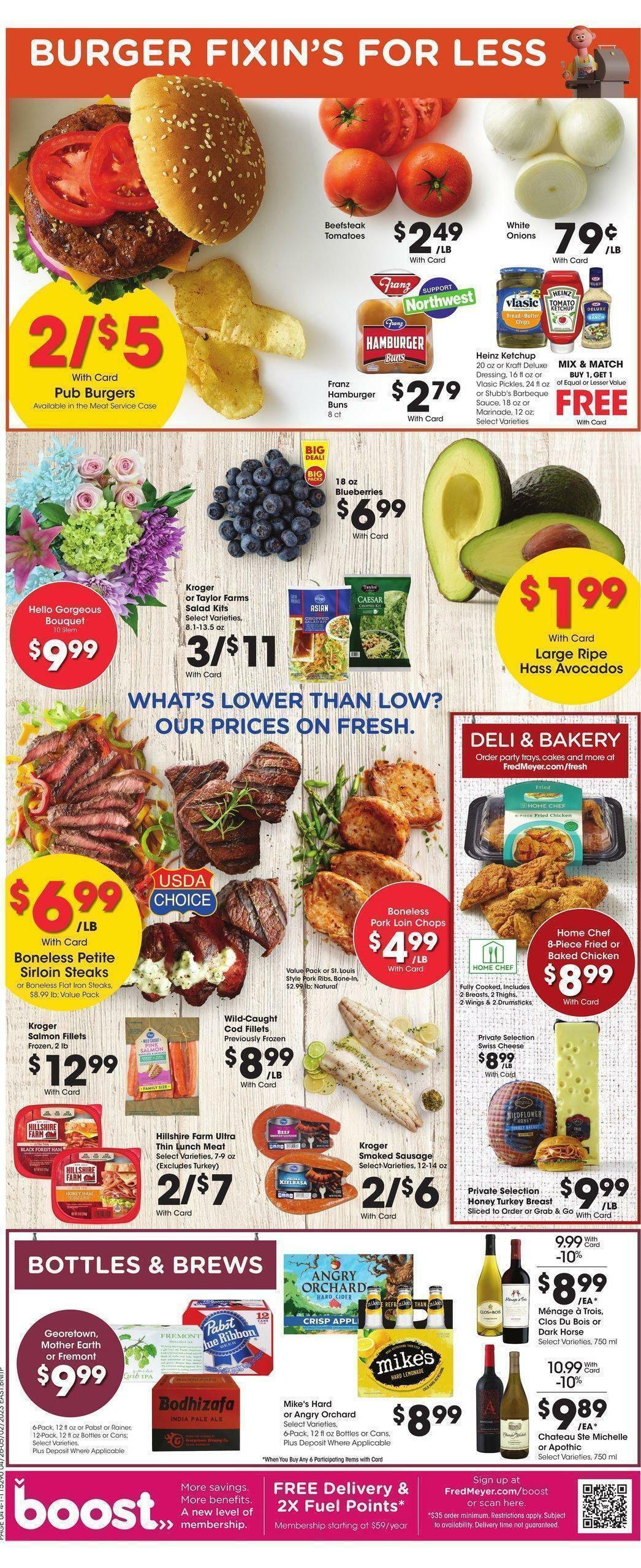 Fred Meyer Weekly Ad from April 26