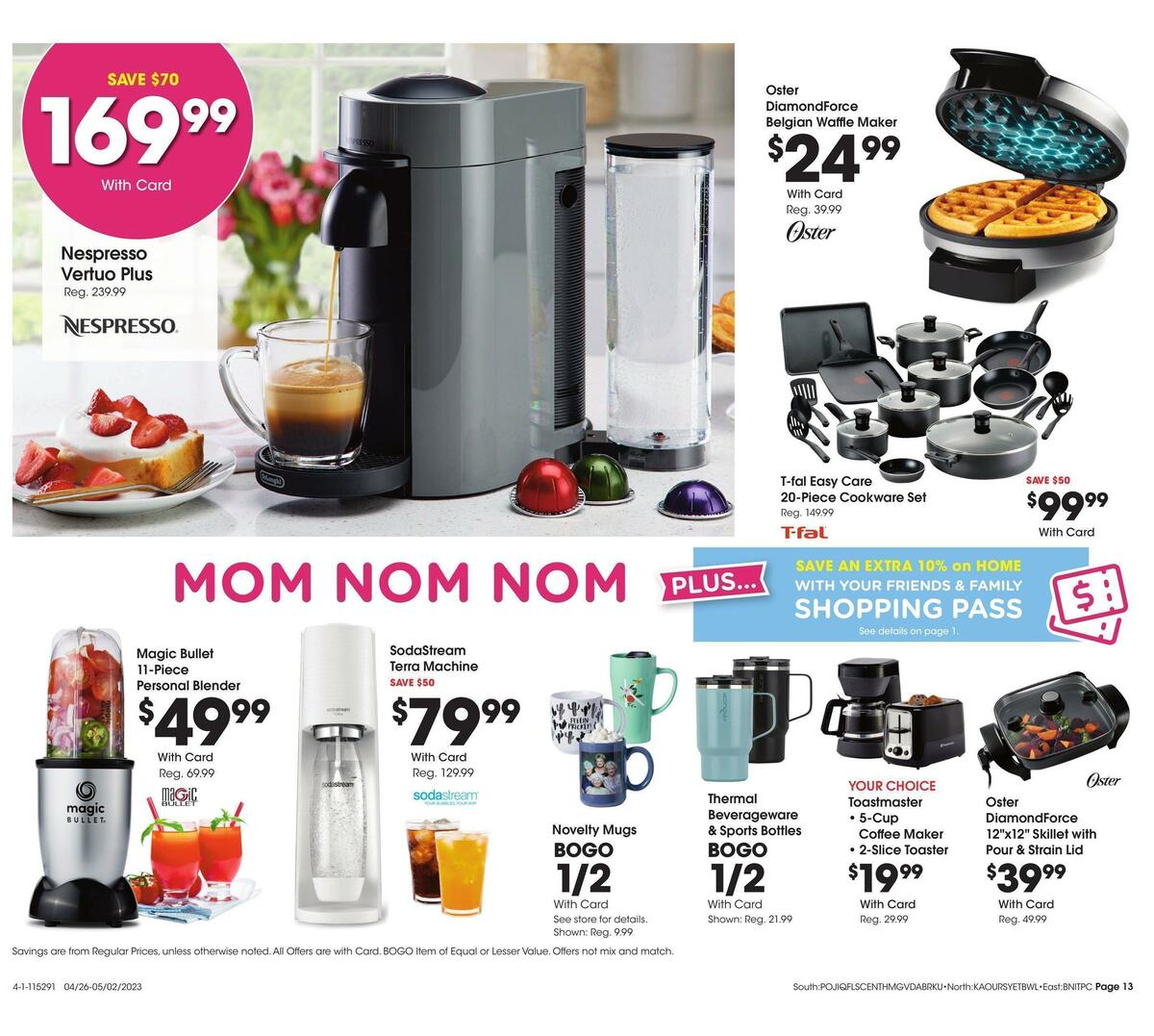 Fred Meyer General Merchandise Weekly Ad from April 26
