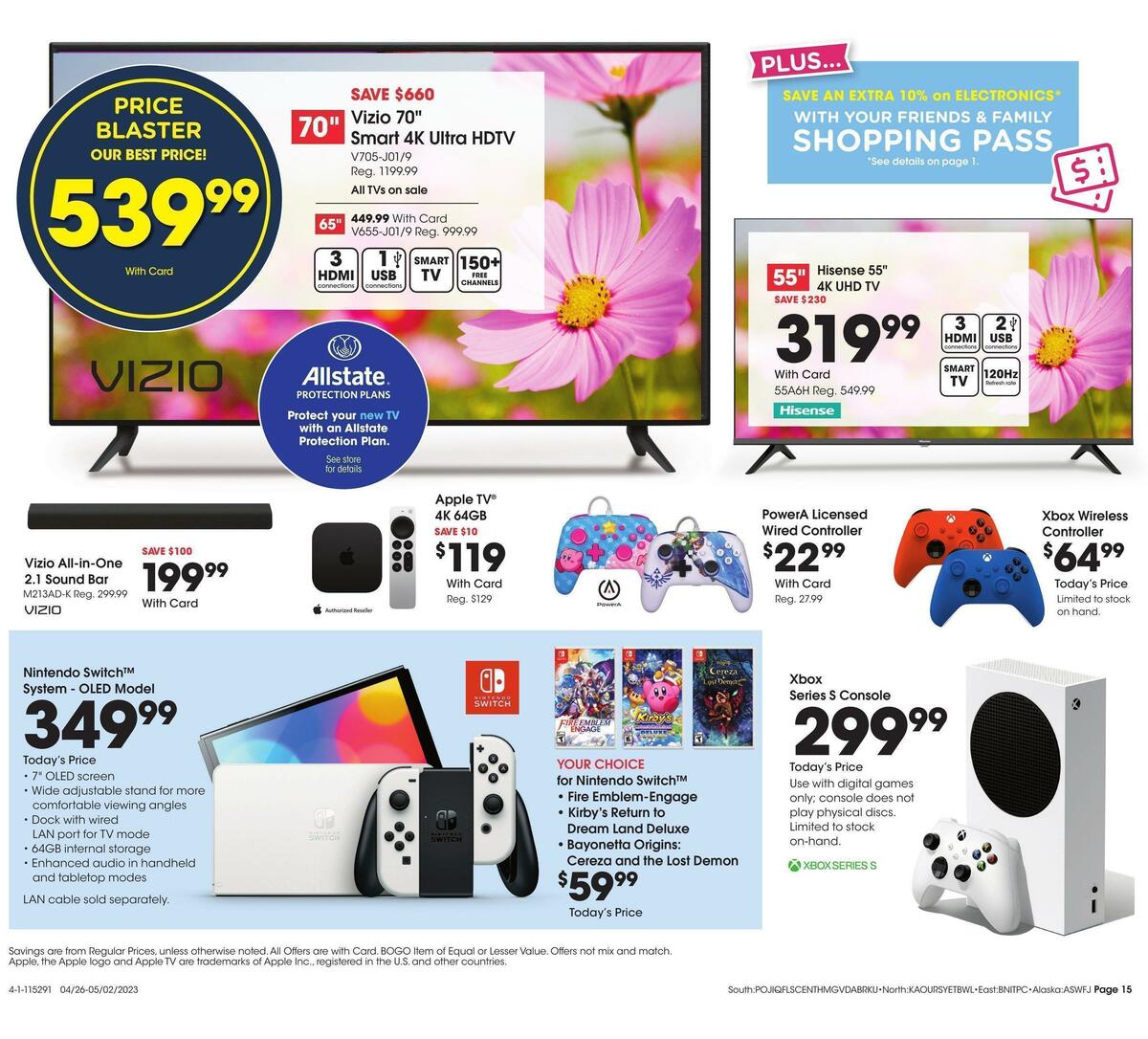 Fred Meyer General Merchandise Weekly Ad from April 26