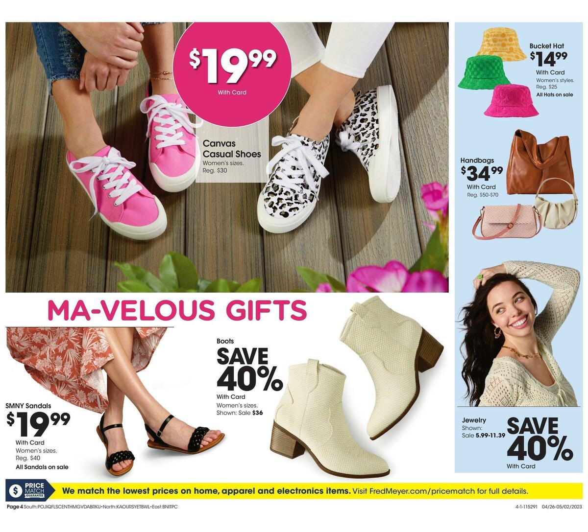 Fred Meyer General Merchandise Weekly Ad from April 26