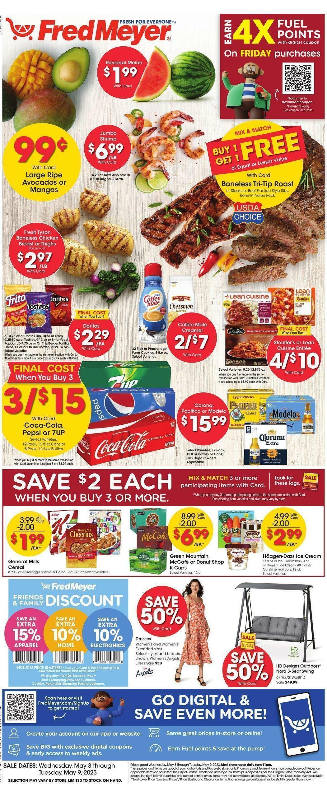 Fred Meyer Weekly Ad from May 3