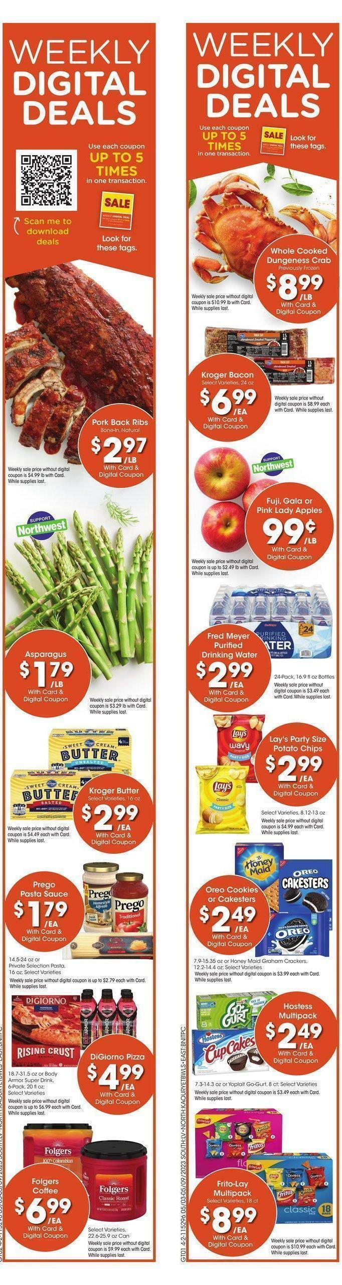 Fred Meyer Weekly Ad from May 3